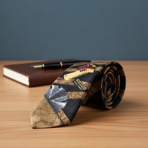 Vintage Home Improvement Power Tools Necktie‎ "The Answer is More Power" Drill